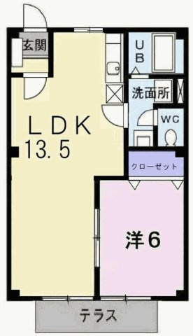 エル・ガーデンＢの間取り