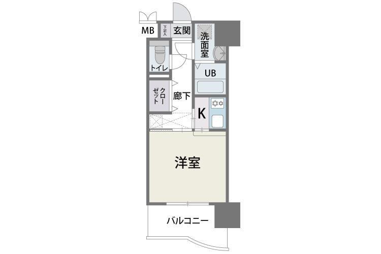 CAVANA天神の間取り
