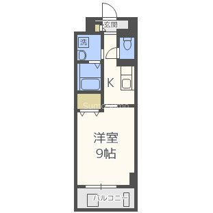 ノーサイド立葉の間取り
