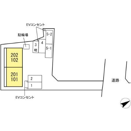 エスポワール呉竹　　刈谷市近郊の賃貸はクラスホーム刈谷店の駐車場
