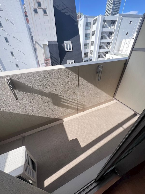 ドゥーエ玉造のバルコニー