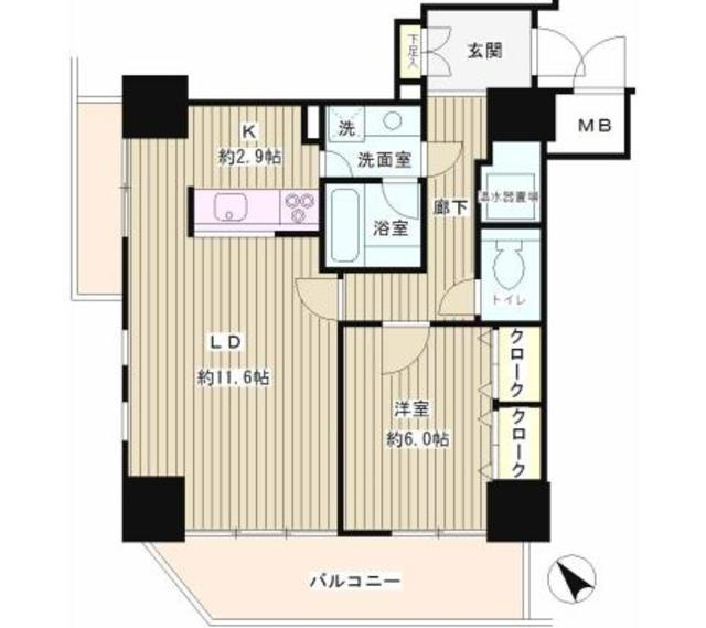 トレステージ目黒の間取り