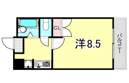 カサ・カルロサⅡの間取り