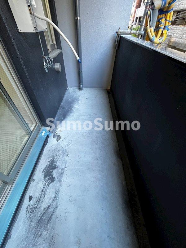 ワールドアイ京町堀のバルコニー