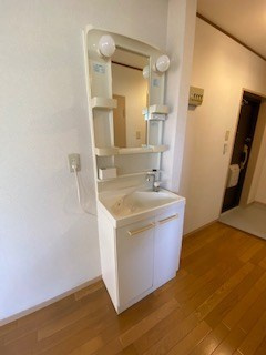田中マンションの洗面所