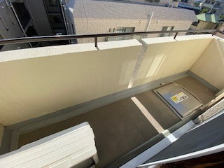 田中マンションのバルコニー