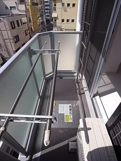 グランカリテ神戸WESTのバルコニー
