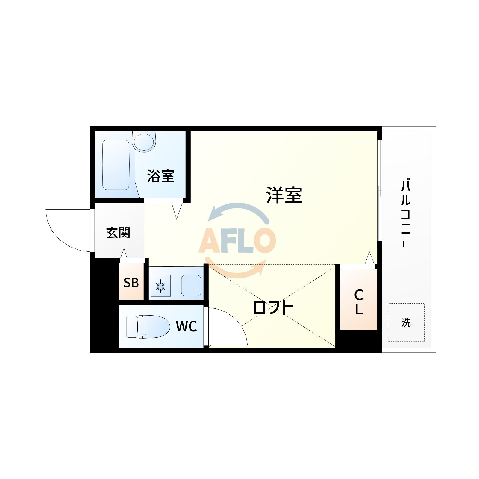新大阪OMパレスの間取り|新大阪OMパレス　間取り