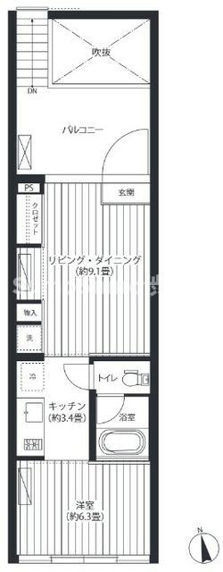 パークジオ学芸大学の間取り