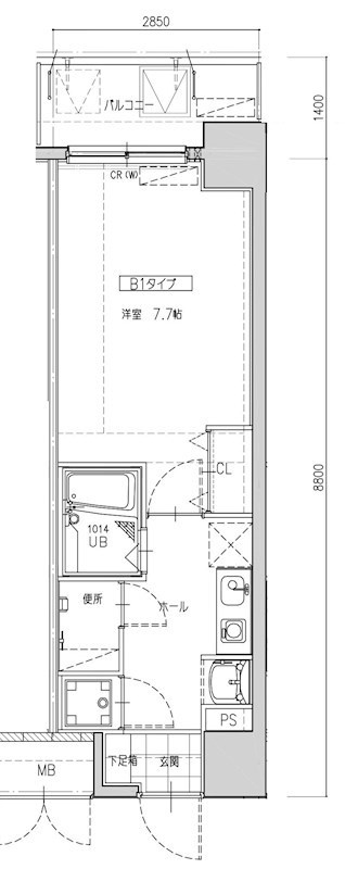 STATION COURT NORTHの間取り