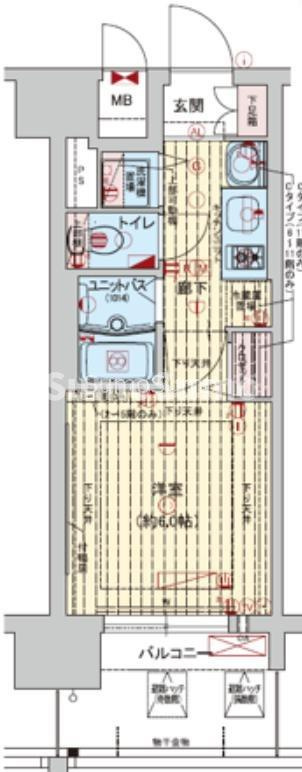 プレサンス難波元町の間取り
