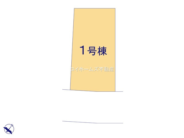 【区画図】 | 知多市八幡字曽山73-24『仲介料無料』新築戸建て | 1号棟