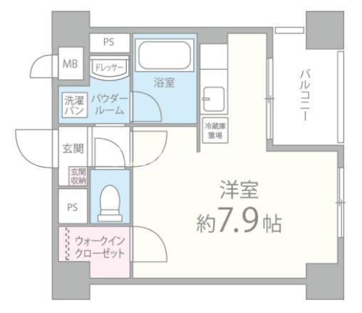 カノン甲南山手の間取り