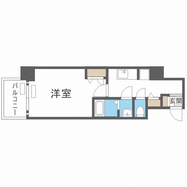 プレサンス堺筋本町センティスの間取り