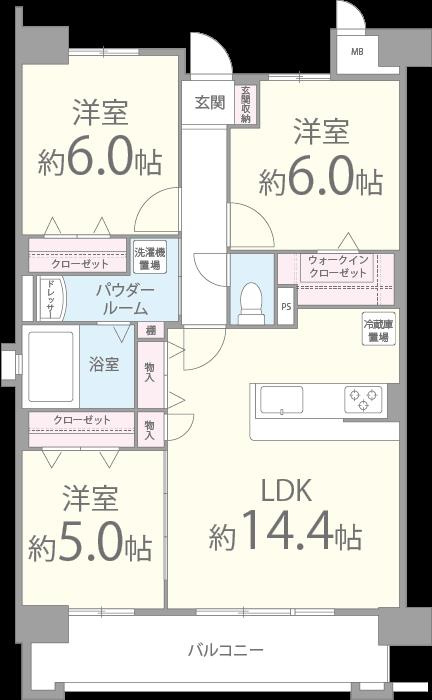 ネクスト吉塚の間取り