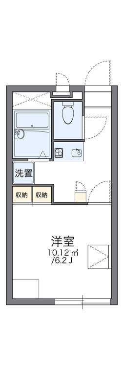 レオパレスオーキッドⅡの間取り