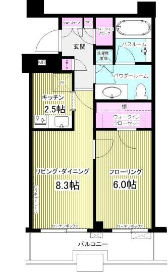 マスタービューレジデンスの間取り