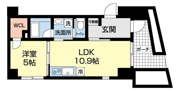 リエゾンＦＵＫＵＭＩの間取り