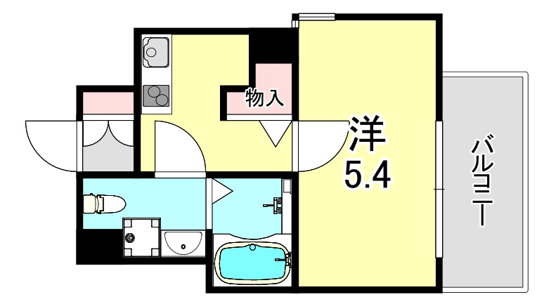 Grandi Utsubo Parkの間取り