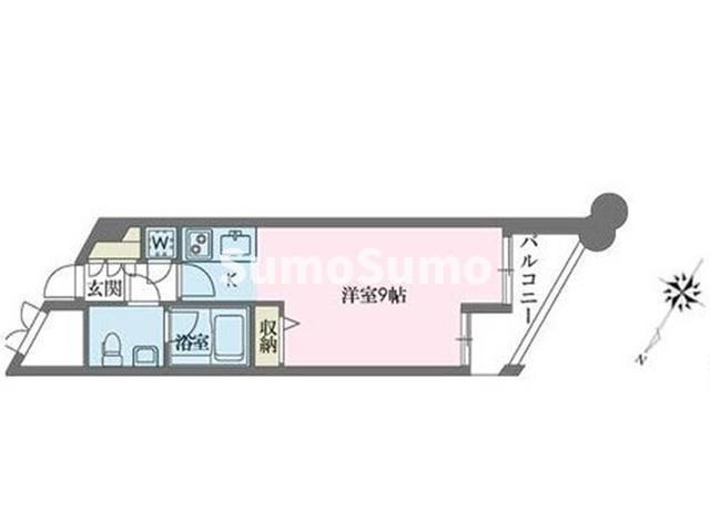 ドゥーエ学芸大学の間取り