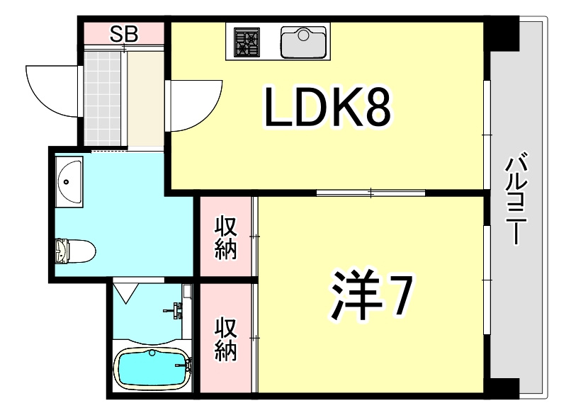 エスペランサ藤井Ⅱの間取り