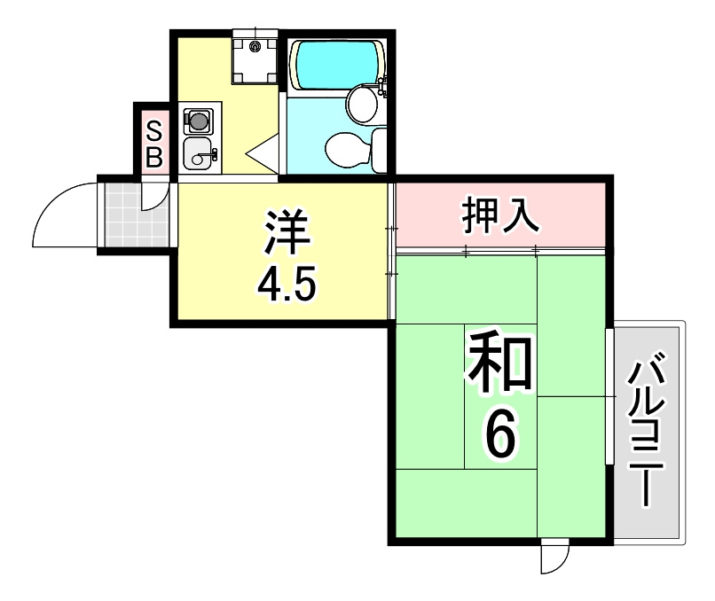 パラツィーナ立花の間取り
