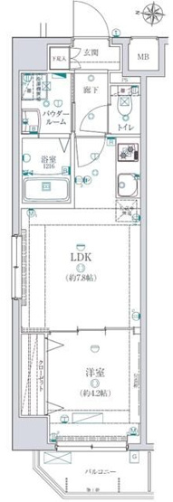 【間取り】 | リヴシティ向島弐番館