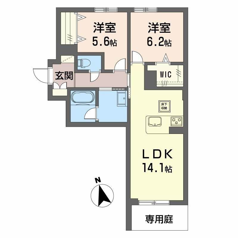 ハワード コートの間取り