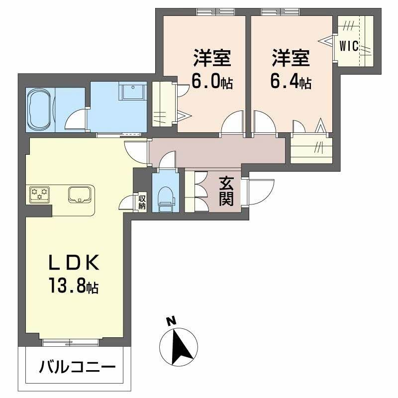 ハワード コートの間取り