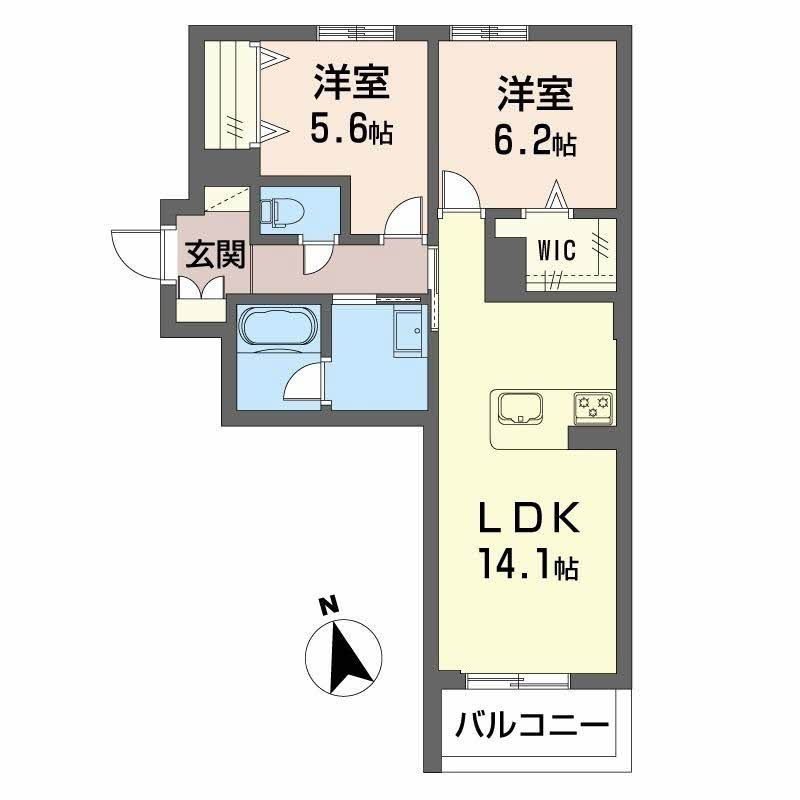 ハワード コートの間取り