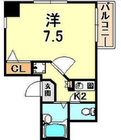 アコルデパルク三宮の間取り
