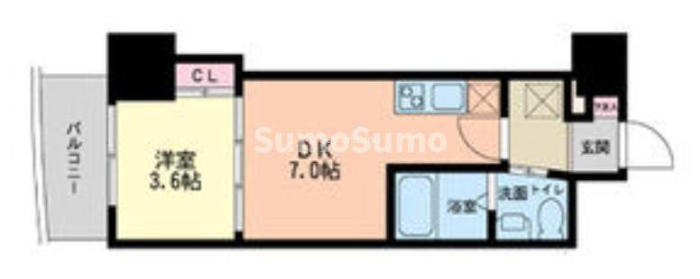 セレニテ本町グランデの間取り