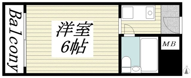 メゾン・ド・六甲パートⅠの間取り