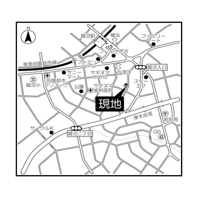 メゾンドール鷺沼の地図