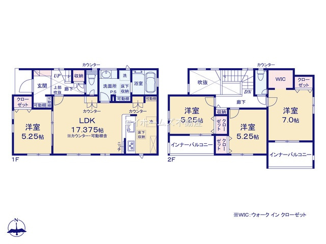 【間取り】 | 一宮市北方町北方字沼42-12『仲介料無料』新築戸建て | 1号棟