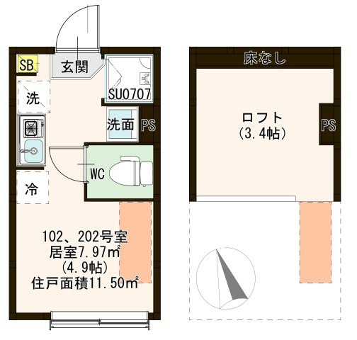 【間取り】 | プリマベーラ上中里
