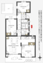 【間取り】 | 金沢シーサイドライン「八景島」駅徒歩6分・南向き・最上階（５階）ロフト付き！・ファミリー層にオススメの3LDK（78.13㎡）