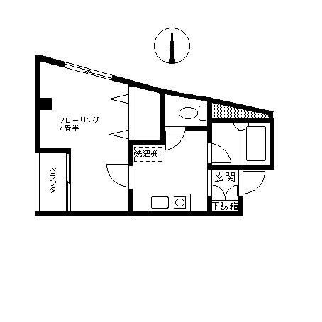 アーブレ向河原の間取り