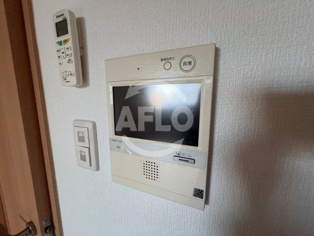 クローバー・ソレイユ南田辺のセキュリティ|クローバー・ソレイユ南田辺　TV付モニターホン