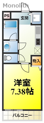 コート・エクラン光の間取り