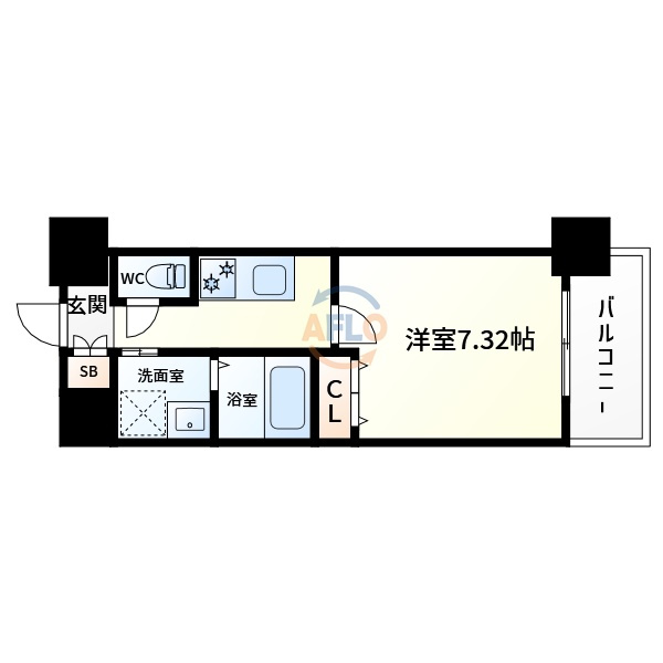 クローバー・ソレイユ南田辺の間取り|クローバー・ソレイユ南田辺　間取り