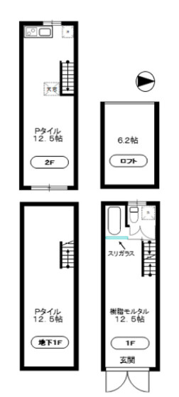 グラウンドⅣ桜木町の間取り