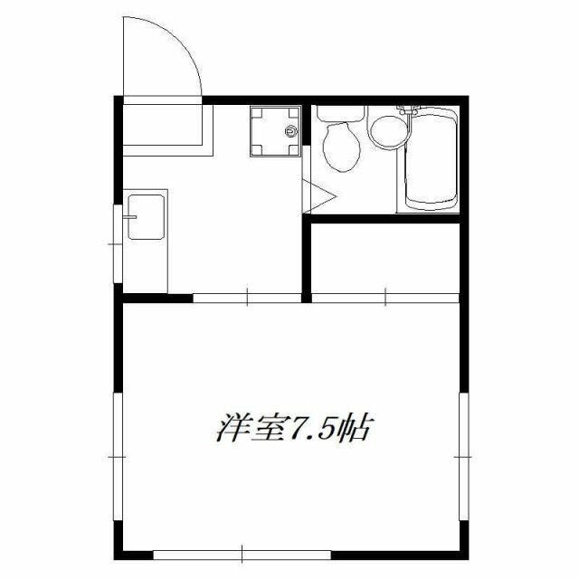 鷲山マンションの間取り