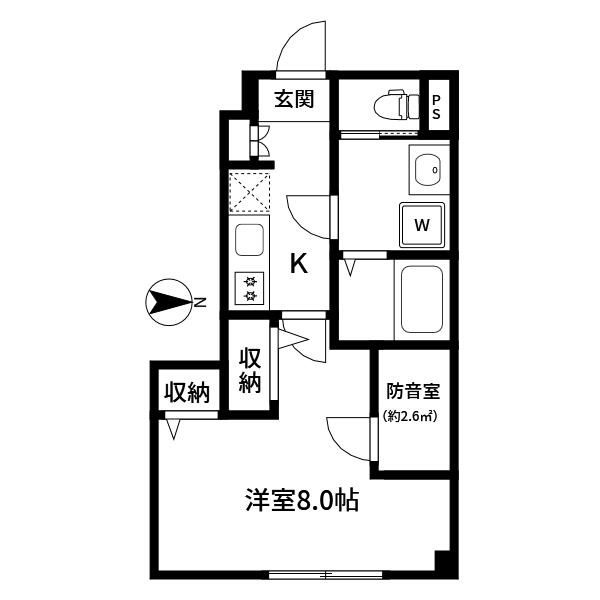 ＣＡＳＡ南千住の間取り