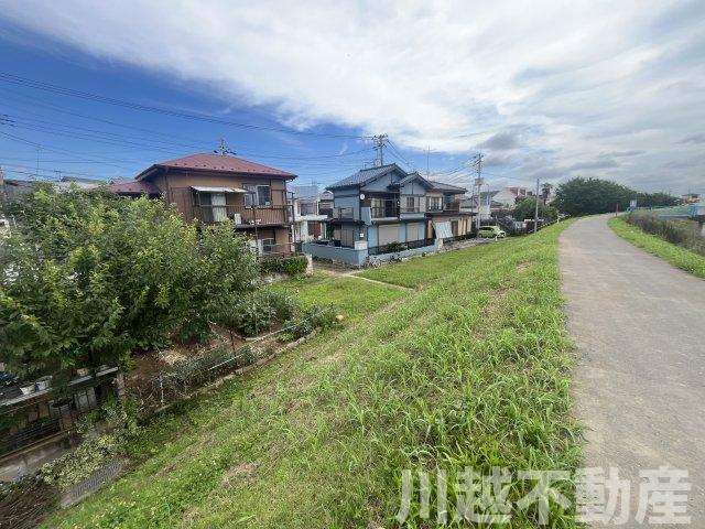 さくら堤団地内の土地分譲の周辺|南西側堤防より望む