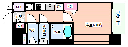 【間取り】 | プレサンス野江内代ペルティエ