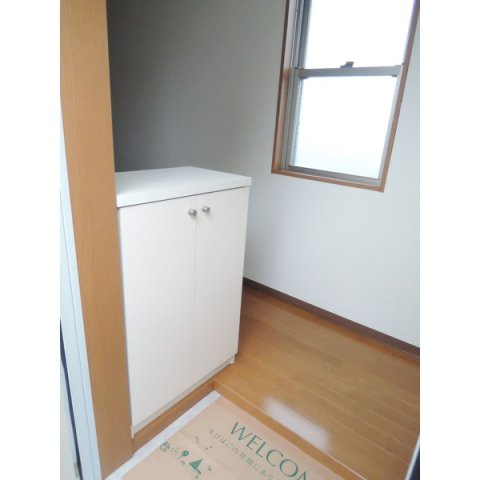 マンション明石の玄関
