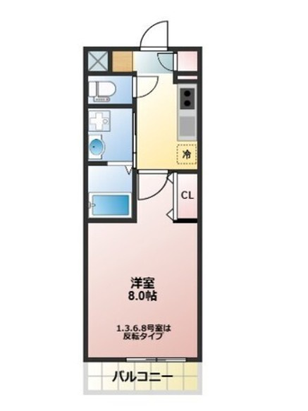 フレグランスの間取り