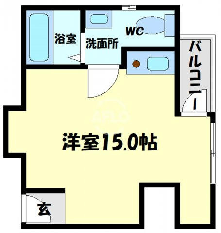 レバンガ西本町APの間取り|レバンガ西本町AP　開放感ある間取り