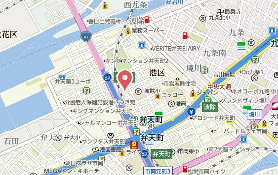 【地図】 | プレジオ弁天町EURO